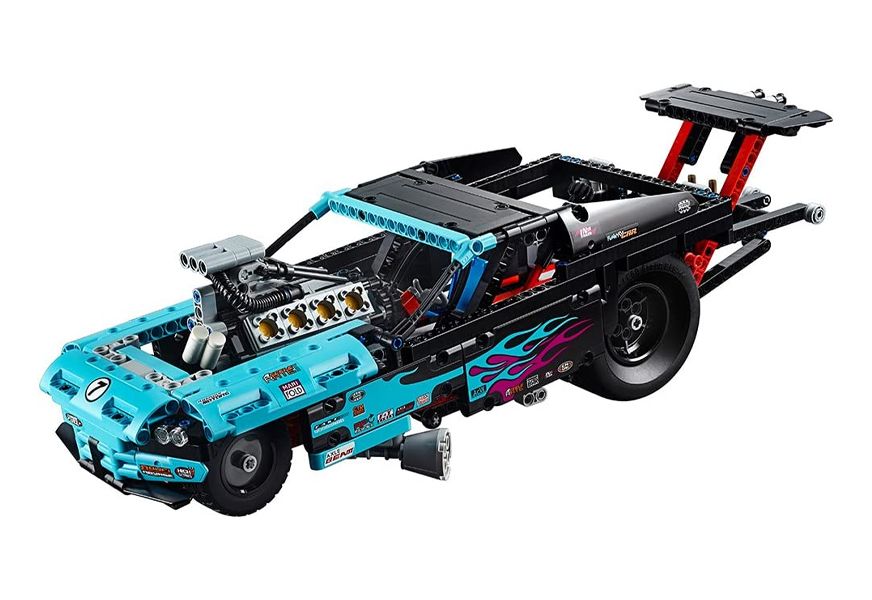 technic drag lego car