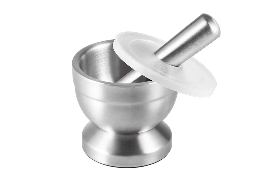 tera stainless steel mortar and pestle pill crusher set