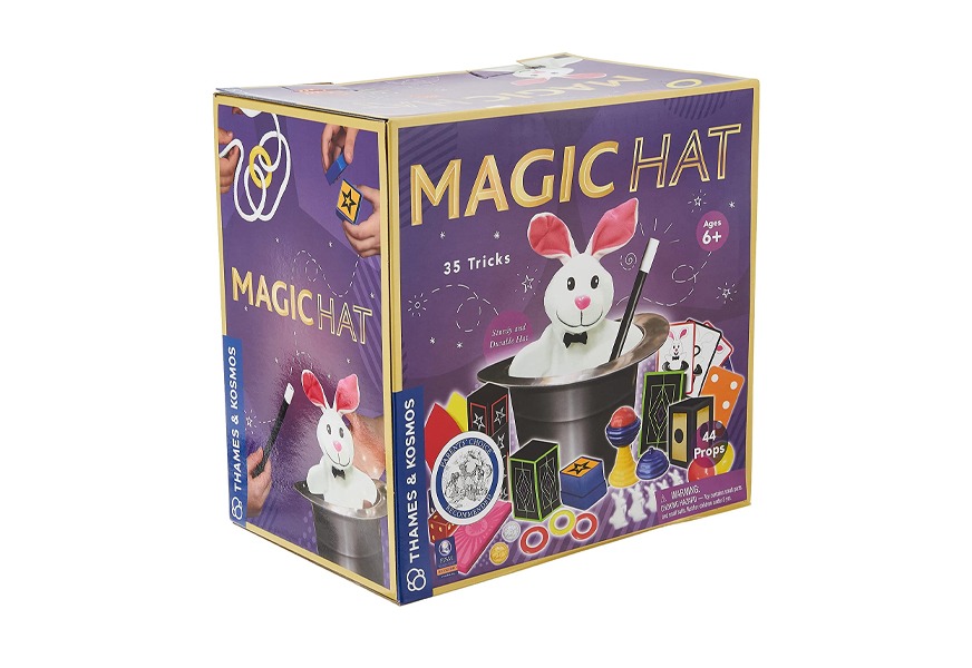 thames & kosmos magic kit hat with 35 tricks