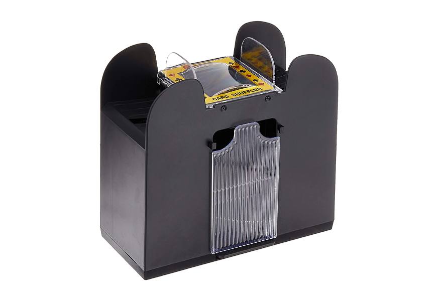 trademark poker casino 6-deck automatic card shuffler