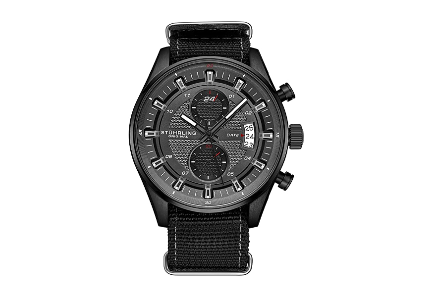 true dual time zone sports stuhrling watch