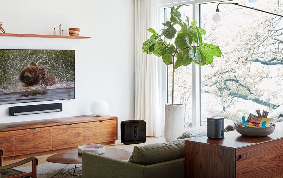 tv and sonos soundbar