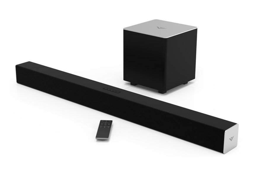 vizio 38-inch 2.1 channel soundbar with wireless subwoofer