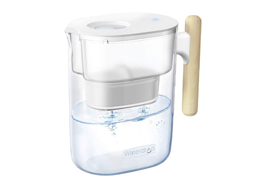 waterdrop extream water filter pitcher wooden handle