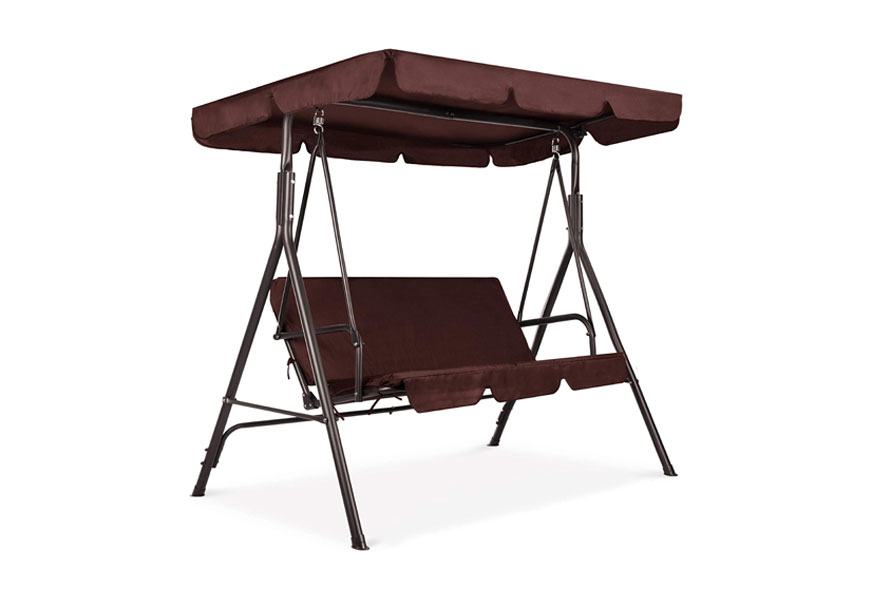 best choice 2 person outdoor convertible canopy swing