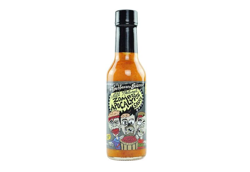 zombie apocalypse ghost chili hot sauce