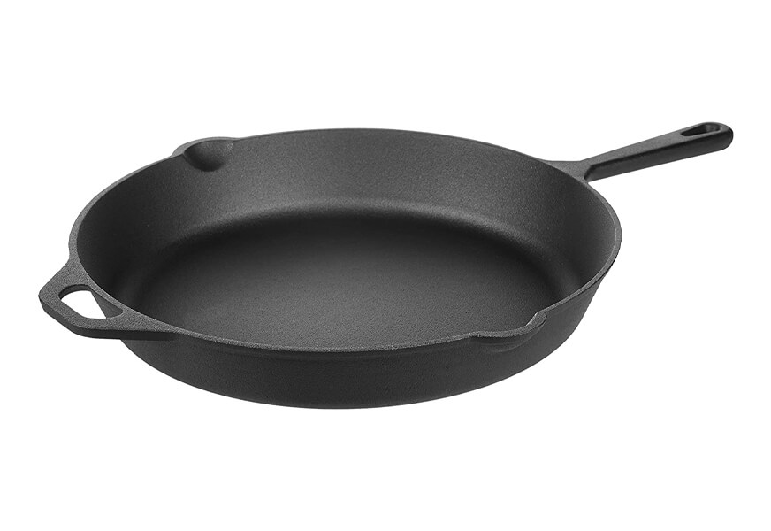 amazonbasics cast iron skillet