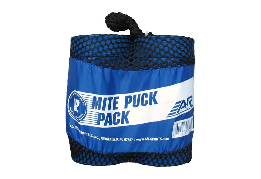 Crown Sporting Goods Regulation Size Rubber Ice Hockey Pucks, 12