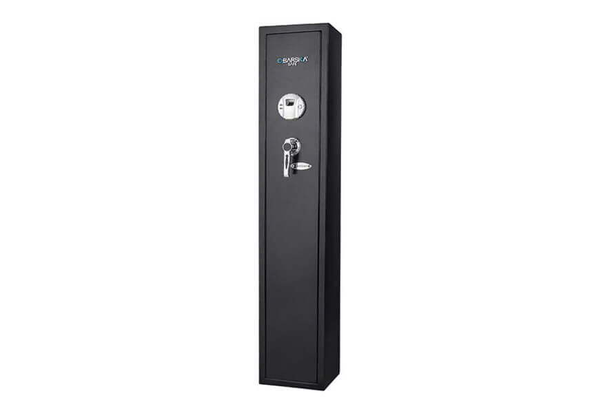 barska quick access biometric rifle safe