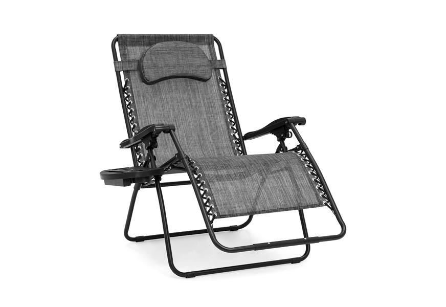 best choice products oversized mesh zero gravity recliner chair