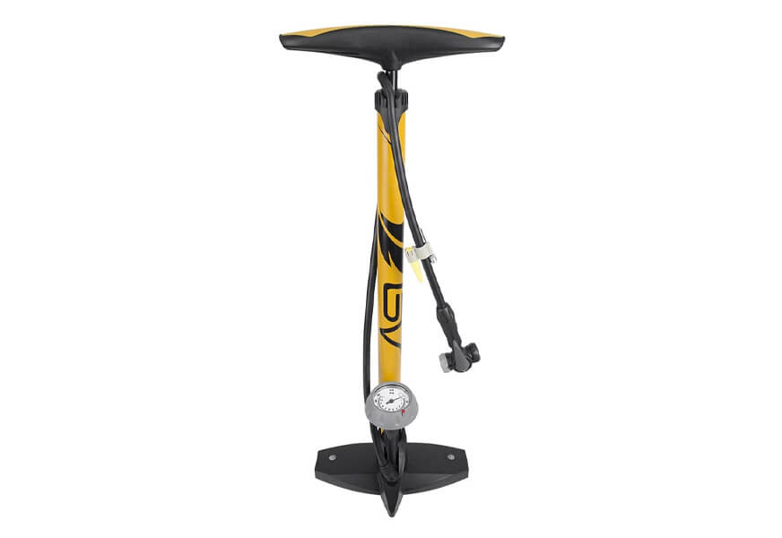 bv bicycle ergonomic bike floor pump