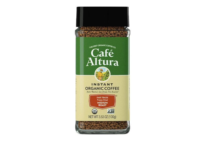 café altura fair trade organic freeze dried instant coffee
