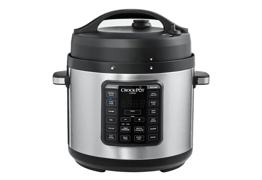 crock-pot 2100467 express easy release pressure cooker