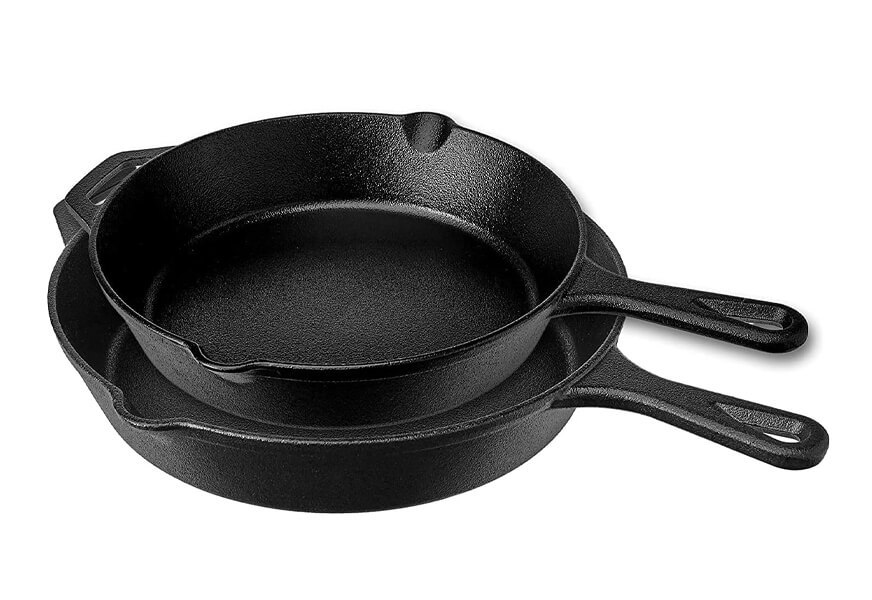 cuisinel pre-seasoned cast iron skillet