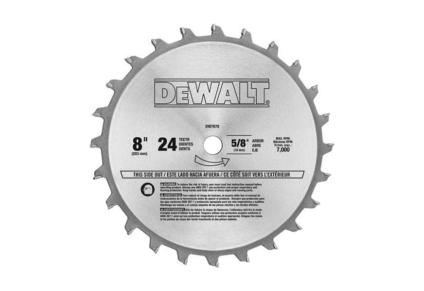 dewalt dw7670 8 inch 24 tooth stacked dado set