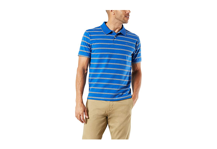 dockers men's short sleeve performance polo