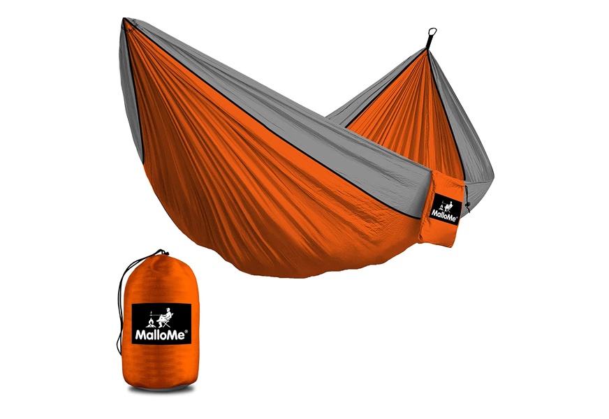 double portable camping hammock, by mallome
