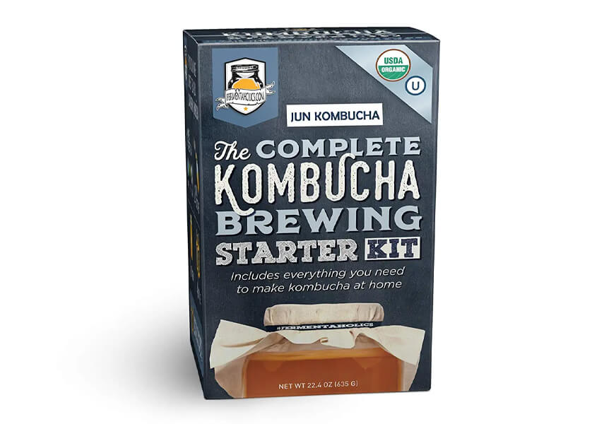 fermentaholics the complete jun kombucha starter kit