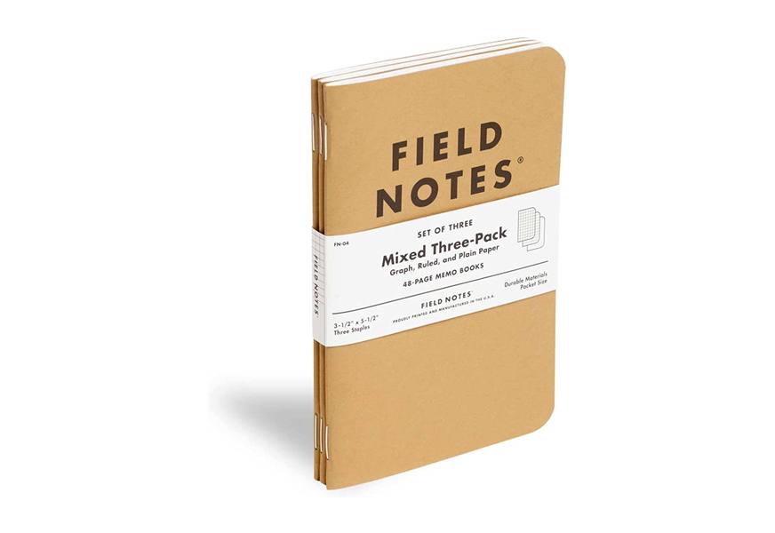 field notes kraft ruled 3 pack
