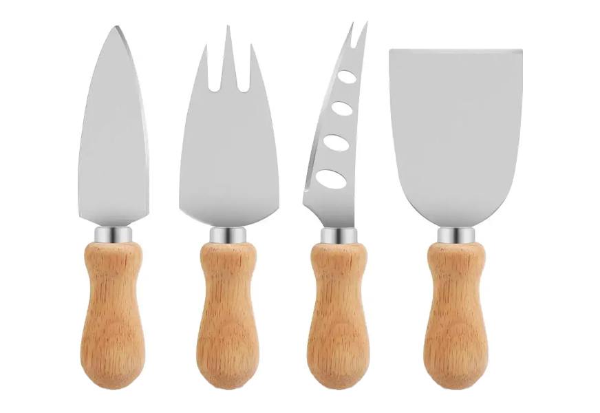 freehawk four-piece cheese knife set