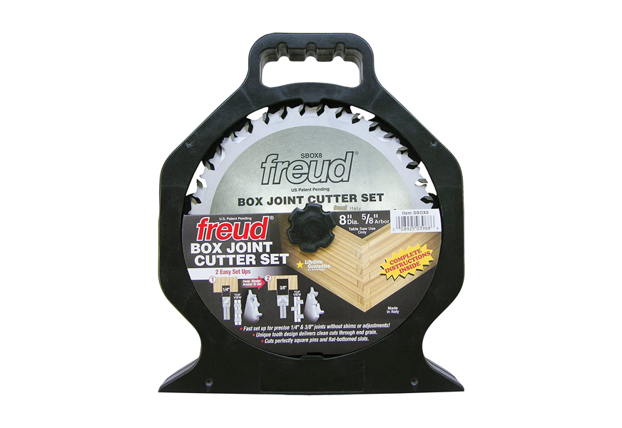 freud 8 inch x 20t box joint cutter set
