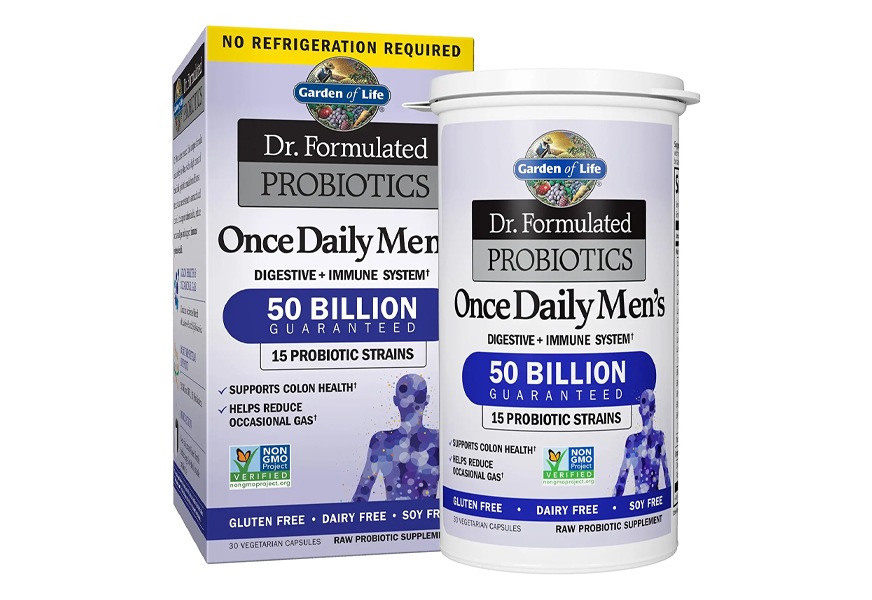 garden of life dr. formulated once daily men’s shelf stable probiotics