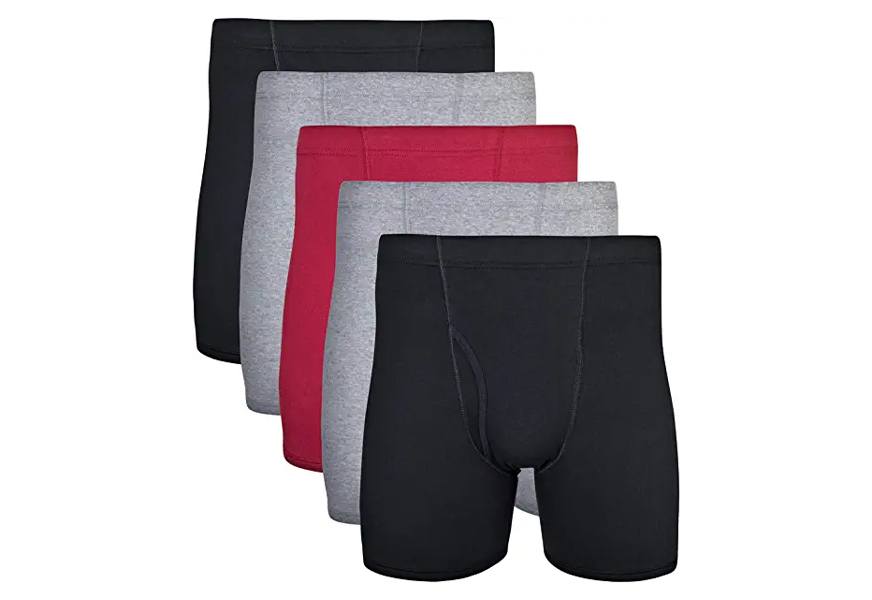 gildan covered waistband boxer brief pack