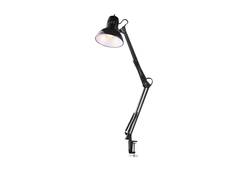 globe electric swing arm clamp on architect lamp