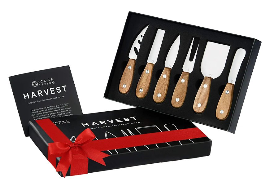 harvest cheese knife set, by icosa