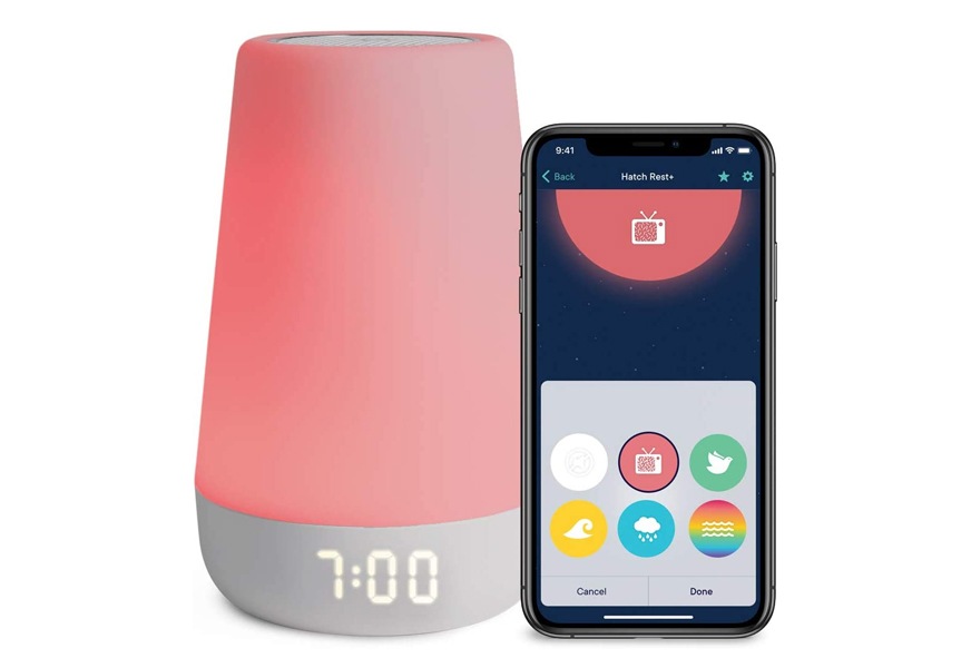 hatch rest+ baby sound machine/kids alarm clock