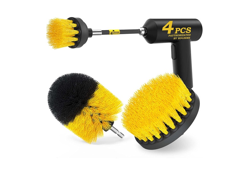holikme 4 pack drill brush power scrubber