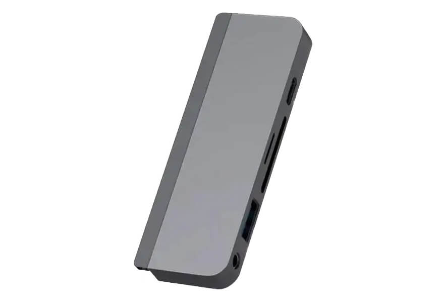 hyperdrive usb-c hub adapter 6-in-1 dongle