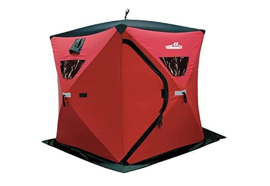 ice cube fishing shelter, by thunderbay