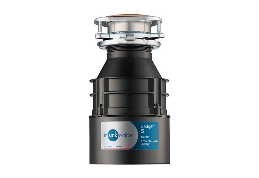 insinkerator badger 5 1 2 hp garbage disposal
