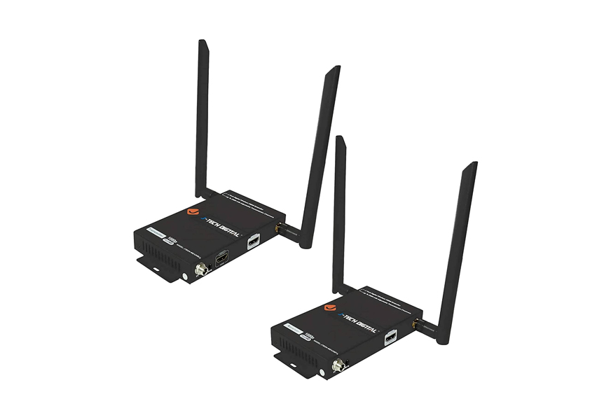 j tech digital hdbitt series 1x2 wireless hdmi extender