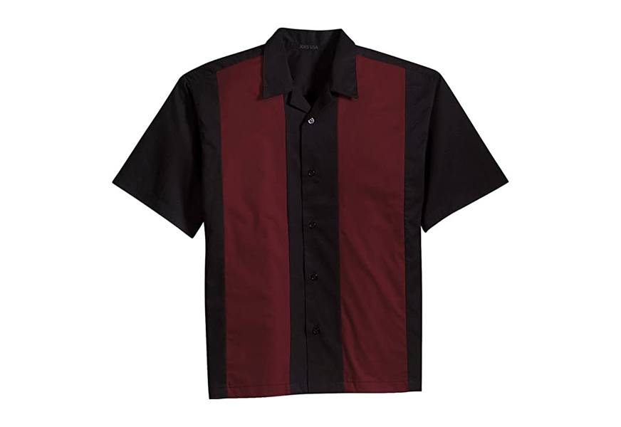 joe's usa retro bowling cuban collar shirt