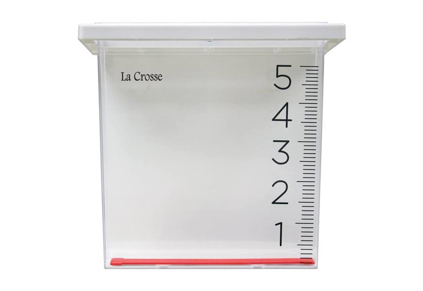 la crosse cascading waterfall rain gauge