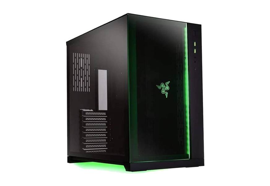 lian li pc o11 dynamic razer edition mid tower gaming computer case