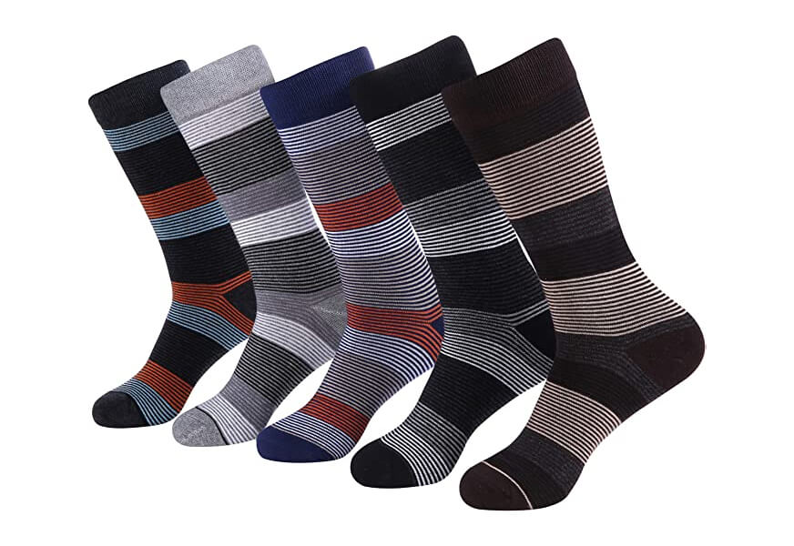 marino men’s patterned dress socks