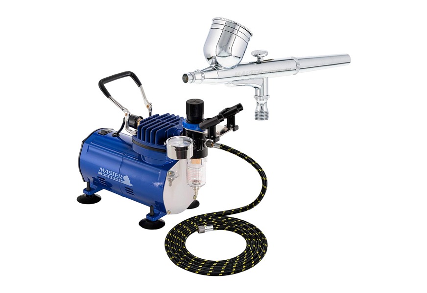 master airbrush multi purpose gravity feed dual action airbrush kit