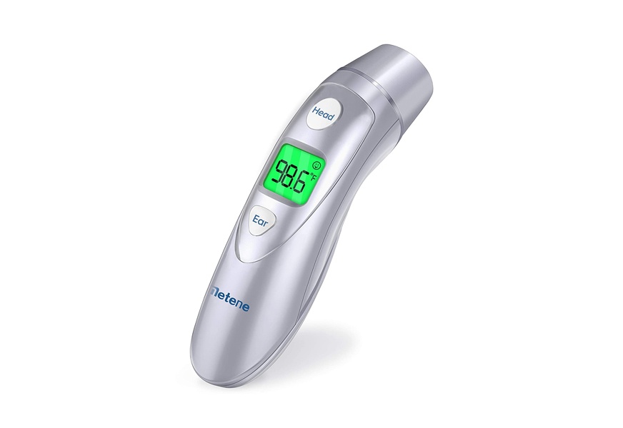 metene infrared digital medical forehead and ear thermometer