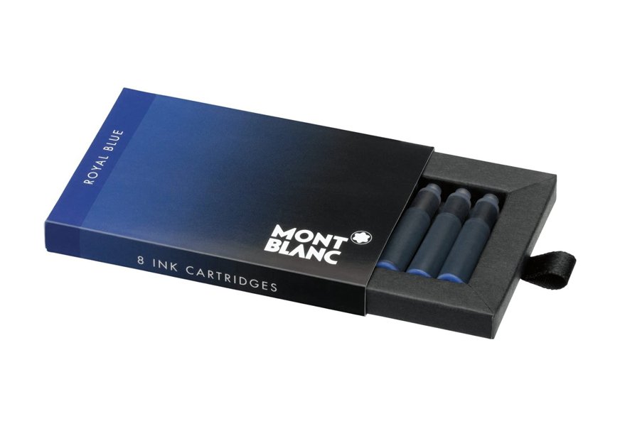 montblanc midnight blue fountain pen ink