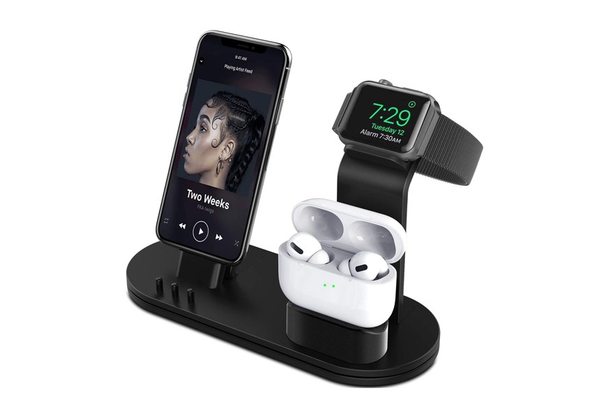 olebr aluminum apple watch charger
