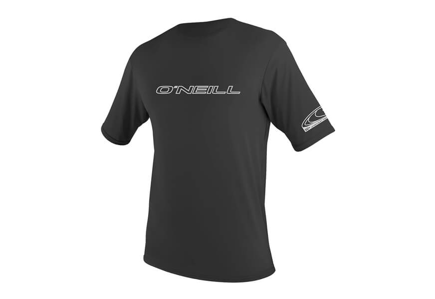 o’neill basic skins upf 50+ short sleeve fishing shirt