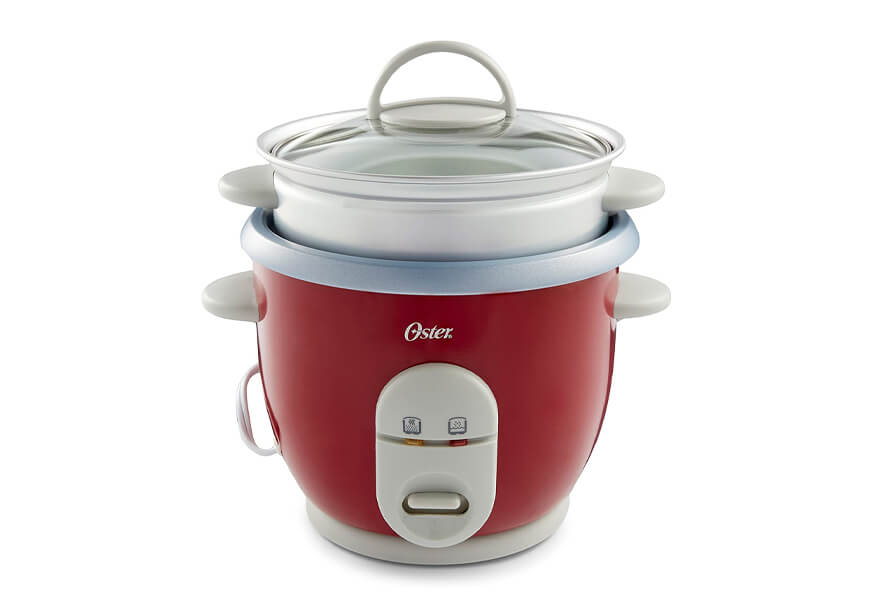 oster 6-cup rice cooker with steamer