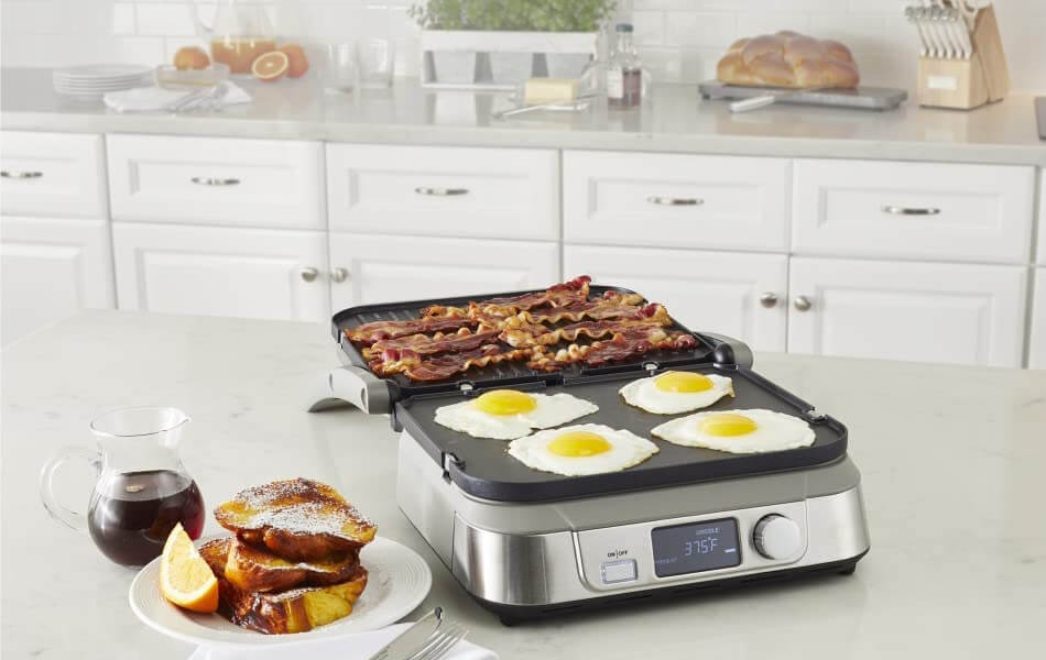 panini press on a kitchen counter