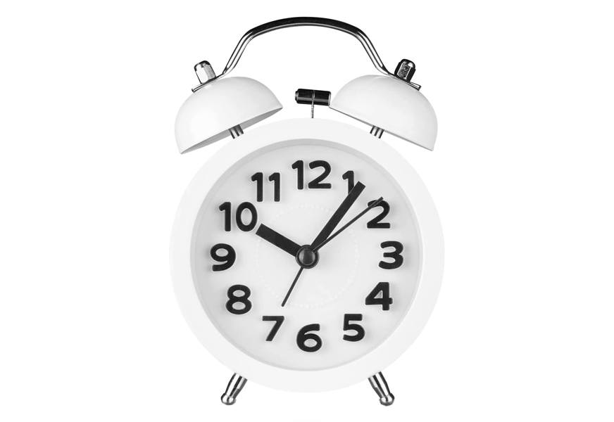 pilife mini non-ticking vintage classic kids alarm clock