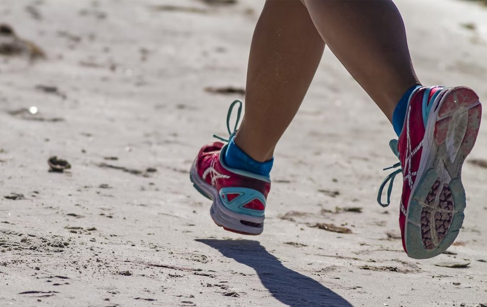 pink trail running shoes