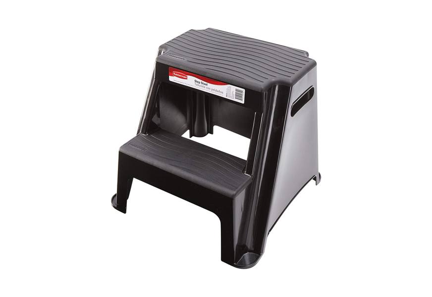 rubbermaid rm p2 2 step molded plastic stool