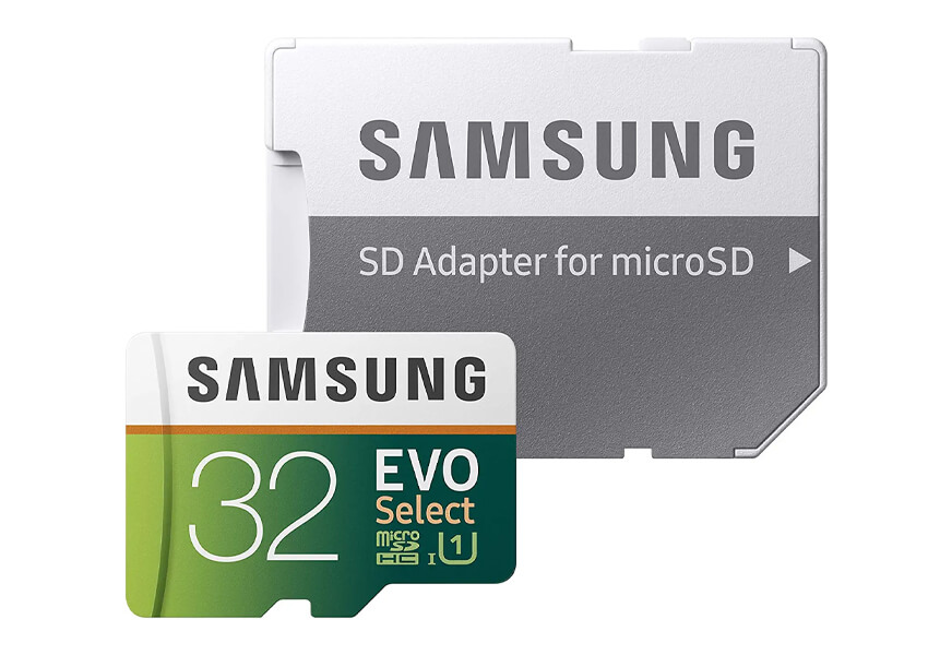 samsung 32gb microsd evo select memory card